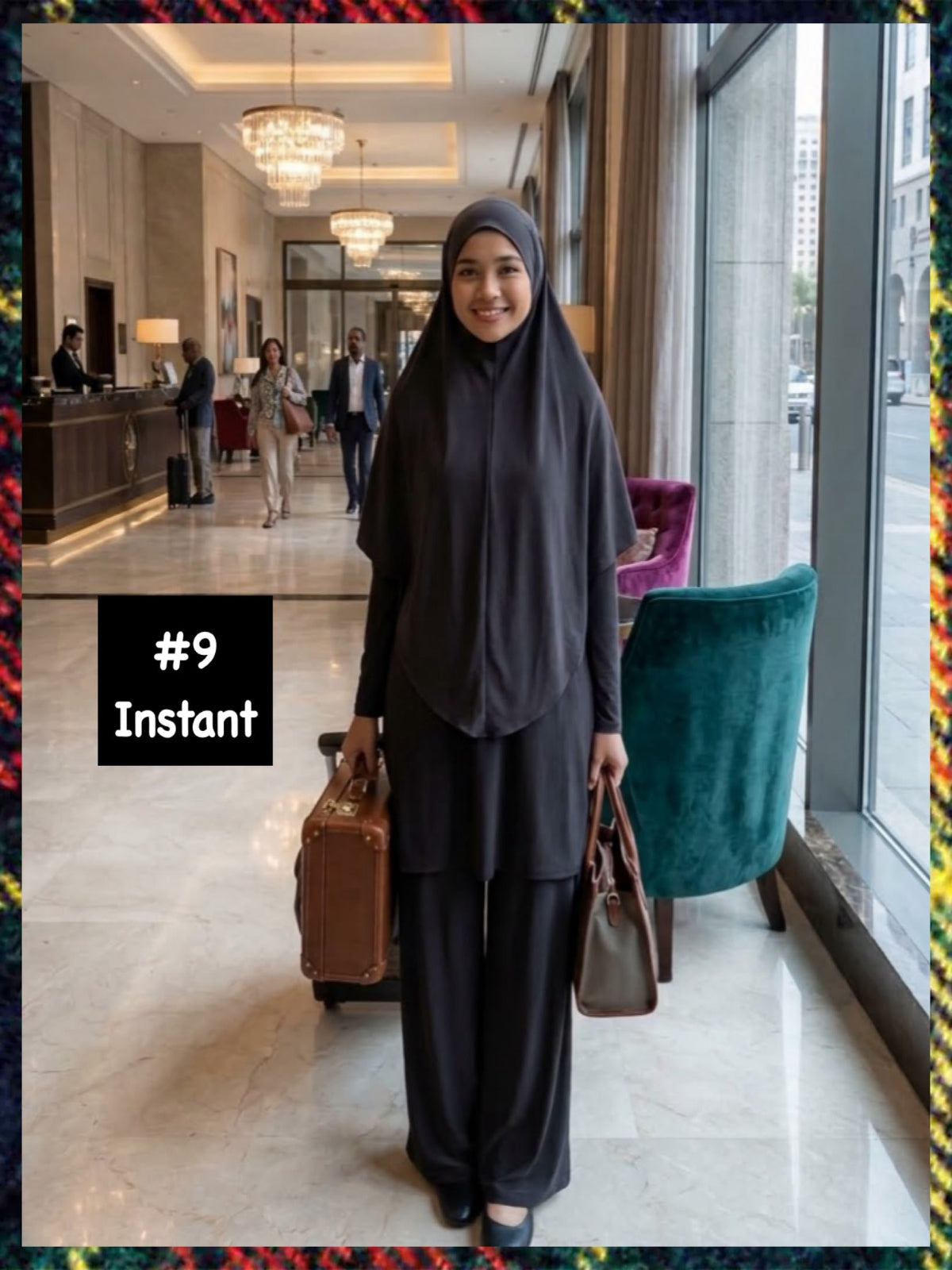 Assorted Instant Hijabs (INST/CSL_1026/003 (M)) (🔥3 pcs for $10/-🔥)