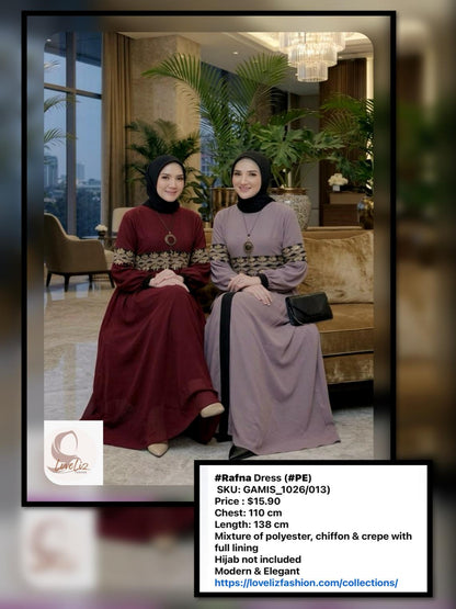 Rafna Dress (GAMIS_1026/013) (#PE)
