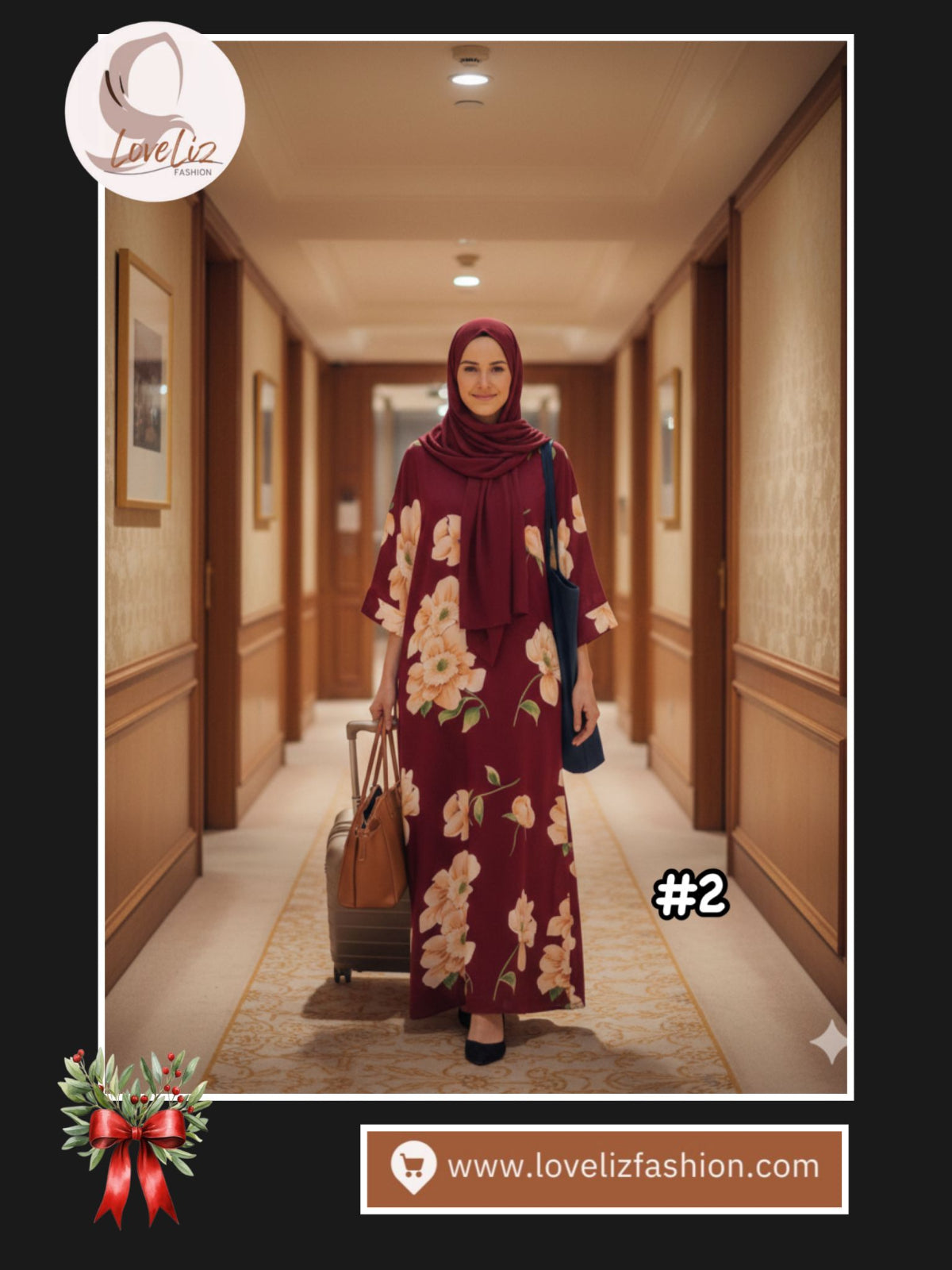 Long Printed Dress (LODR- 1007/2) (#FFKNG)