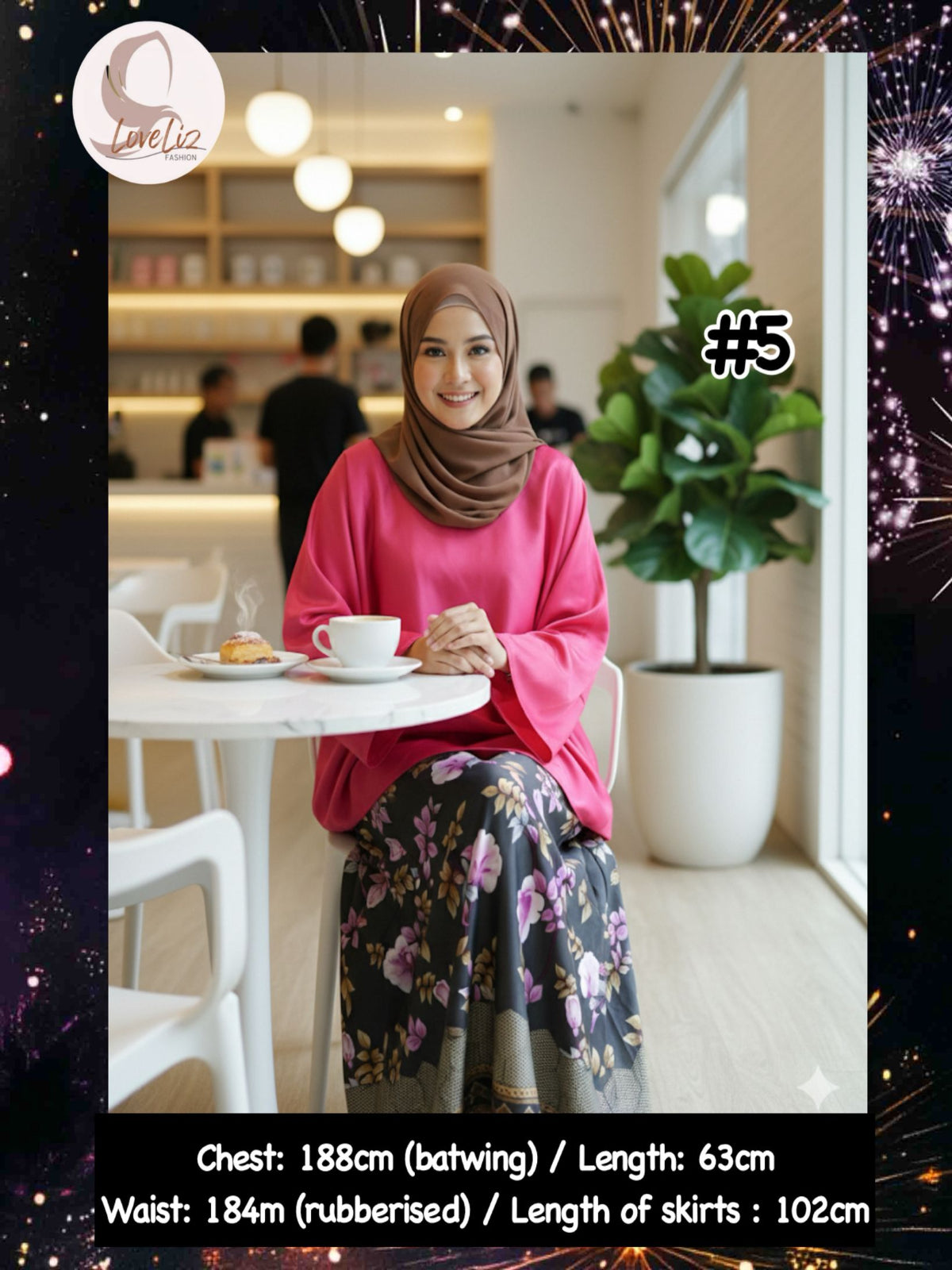 Modest Blouse and Sarung Set (SKT_0126/001)