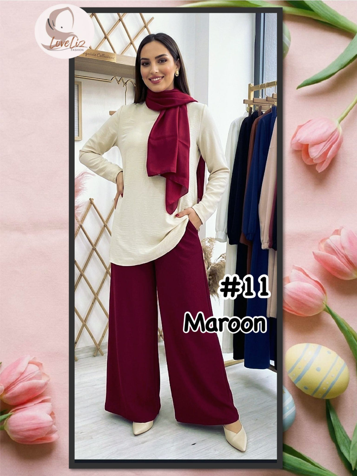Elegant High-Waist Palazzo Pants (PLZ_0426/001) (#KNG)