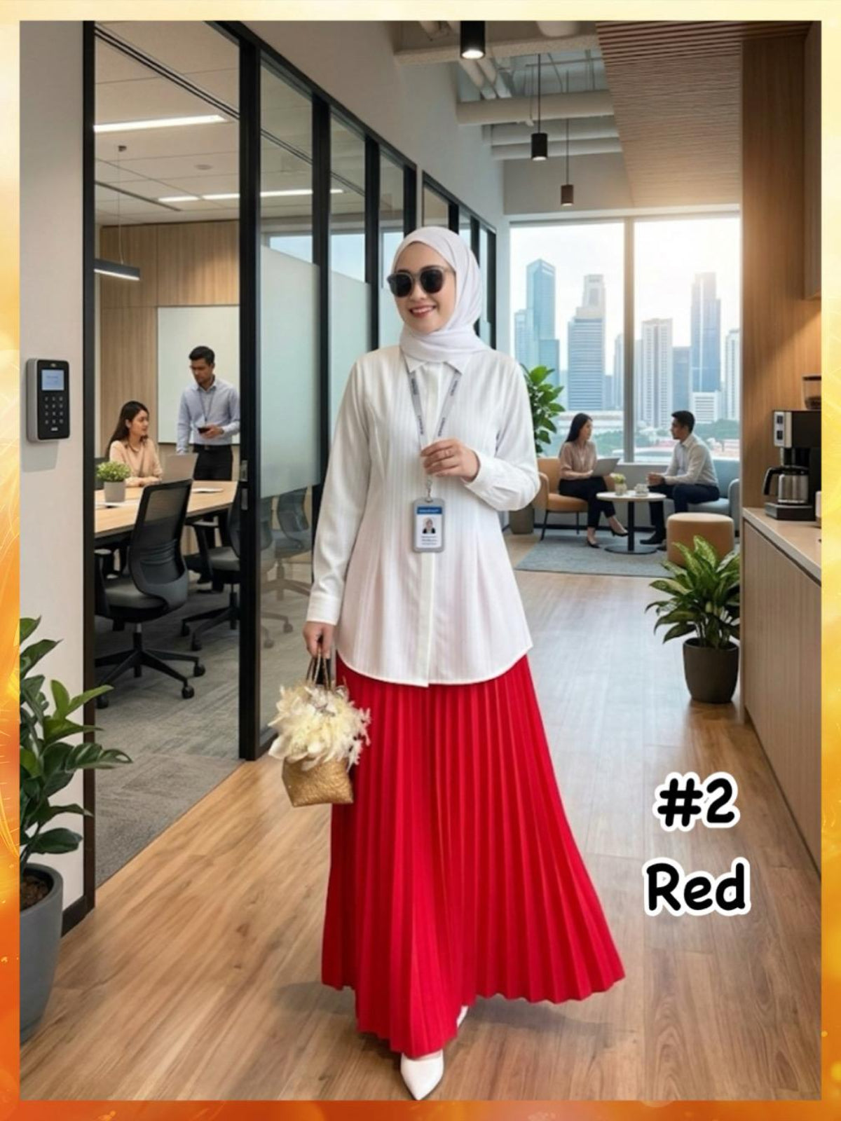 Pleated Skirts (SKT_0426/003) (#102KNG)