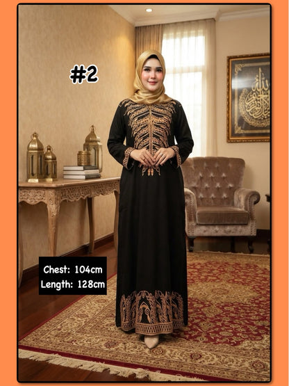 Long Dress Lowo Hitam (LODR_1026/013) (#NAYLOWO)