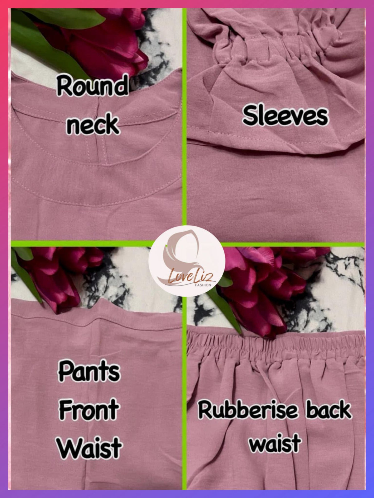 Chey Crepe Pants Suits (PANTS_0426/011) (#P59A)