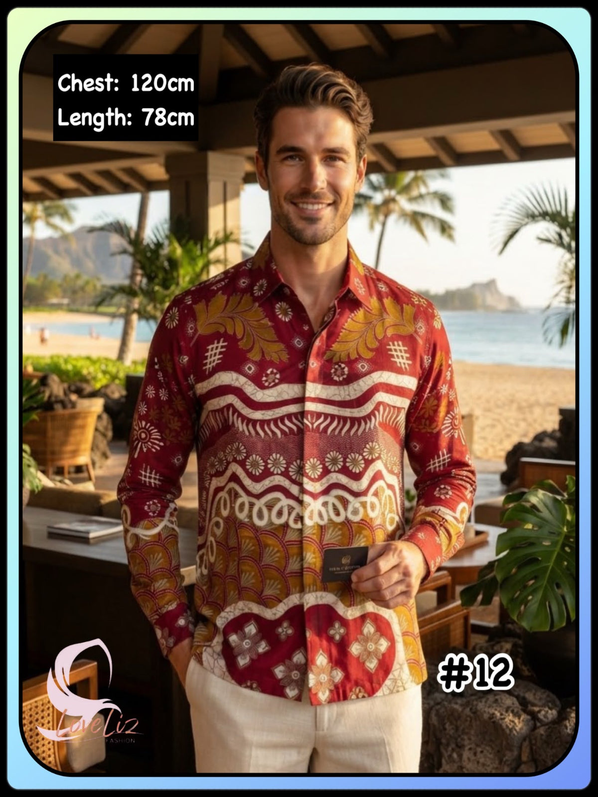 Batik Long Sleeves Shirts - (BTLS_1026/005) (#ANI)
