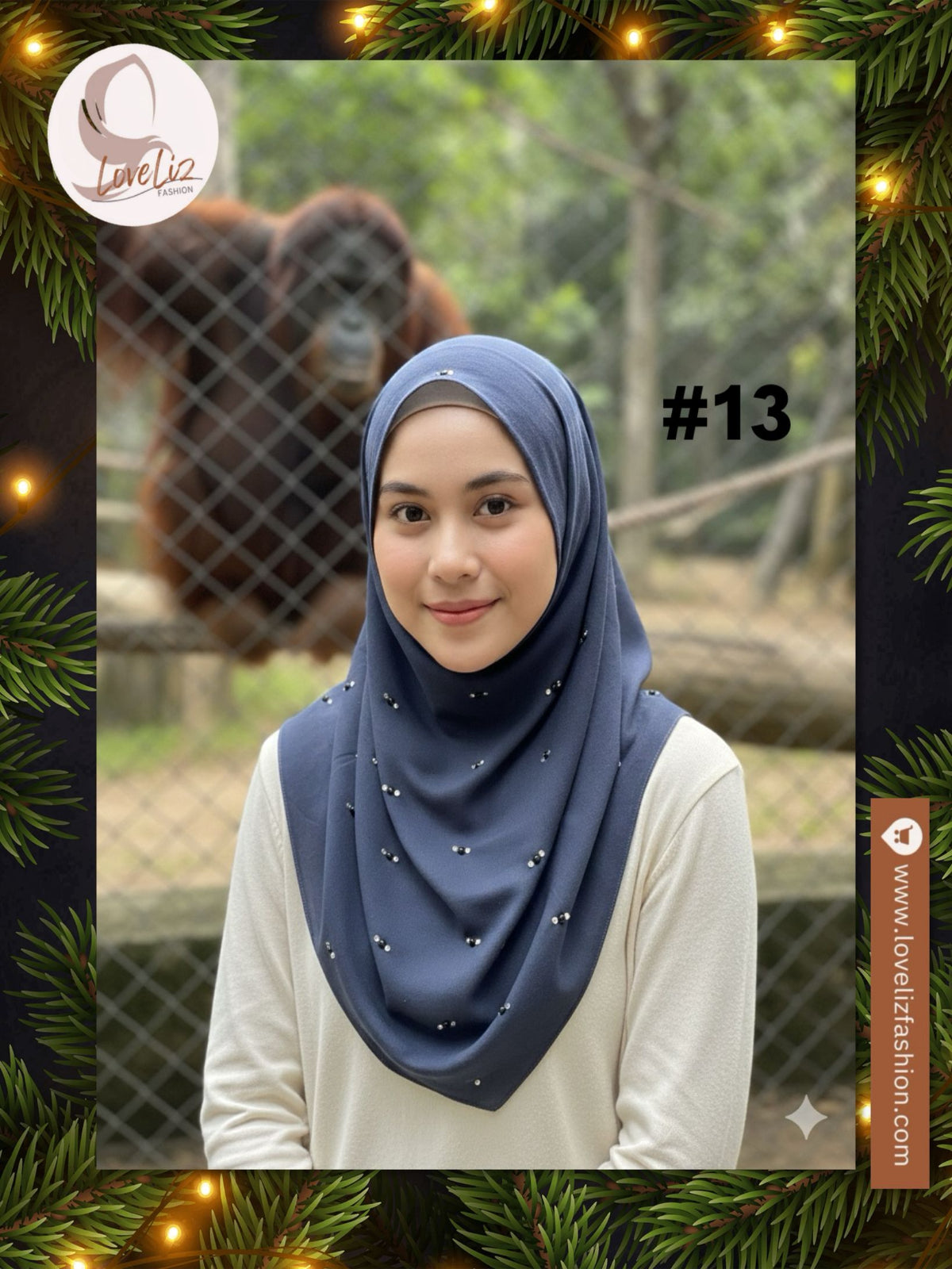 Cotton Bawal with Diamante Pattern (BWL_0126/009)