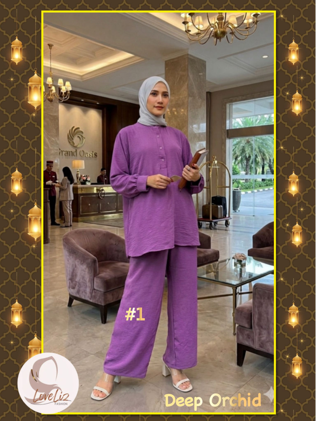 Chey Crepe Pants Suits (PANTS_0426/007) (#P15H)
