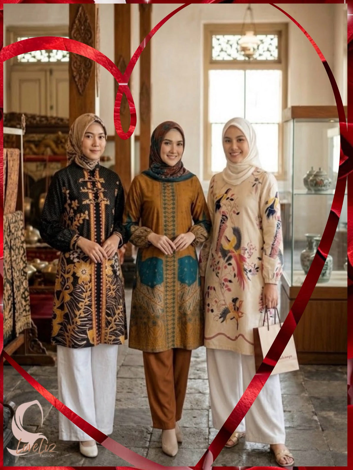 Assorted Batik Tunic Dresses (BADR(T)_1026/001) (#PE)