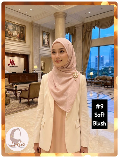 Shawl Chiffon Velvet Wideshawl (SHL_1026/054) (MM) (🦋2 pcs for $20/-🦋)