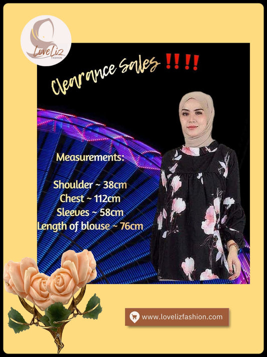 Top Modern Printed Blouse (BLSE-1005) (Top Only)