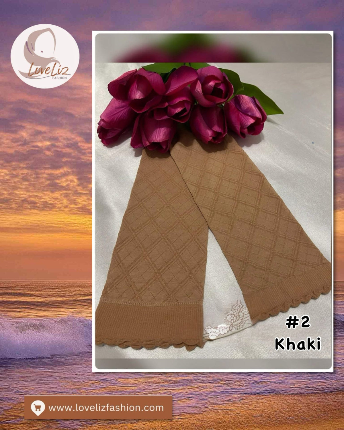 Aurat Embroidery Heart Handsocks (HNSK- 1012) (#HA- 7401)