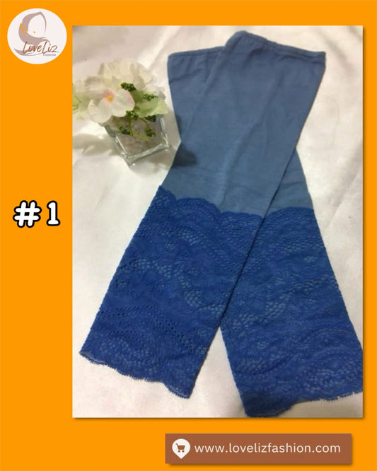 Long Cotton Lace Hand socks (HNSK- 1009)