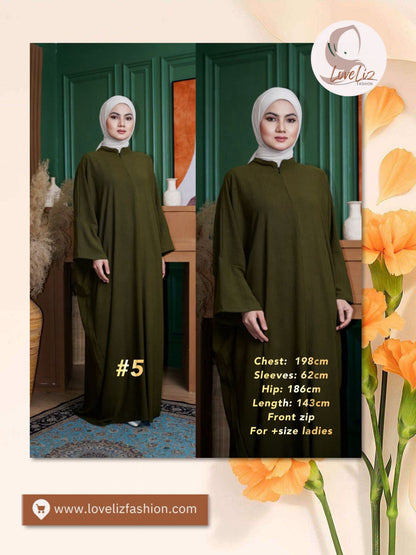 Long Dress Plain Turtleneck (LODR- 1016) (#206KNGFF)