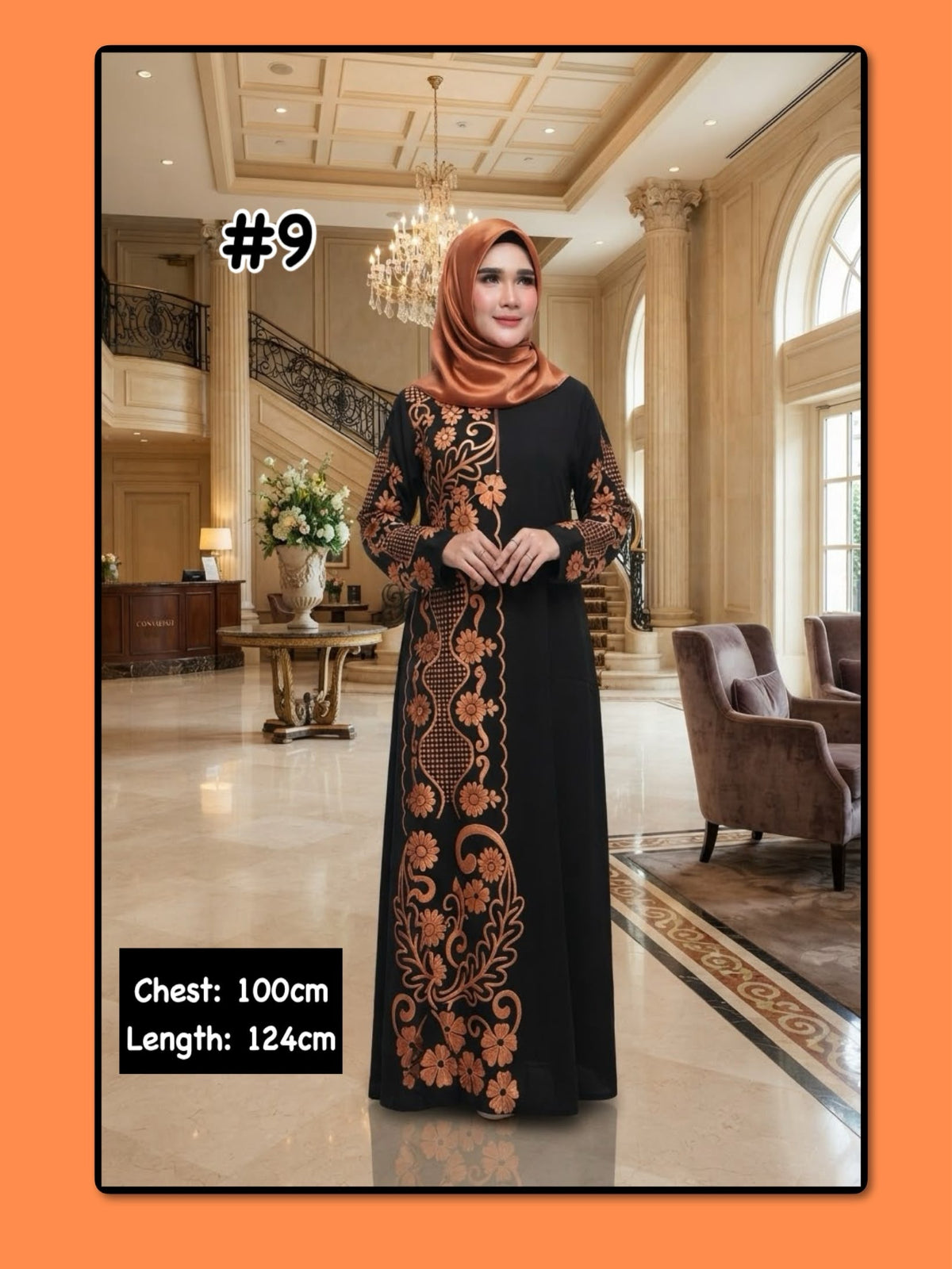 Long Dress Lowo Hitam (LODR_1026/013) (#NAYLOWO)