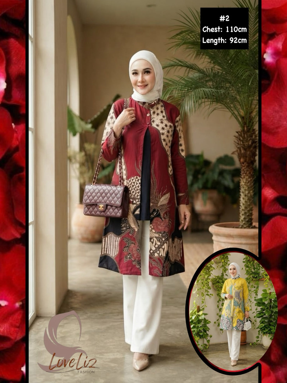 Batik Long Cardigan Styled Tunic (BADR_1026/006) (#ANIS)
