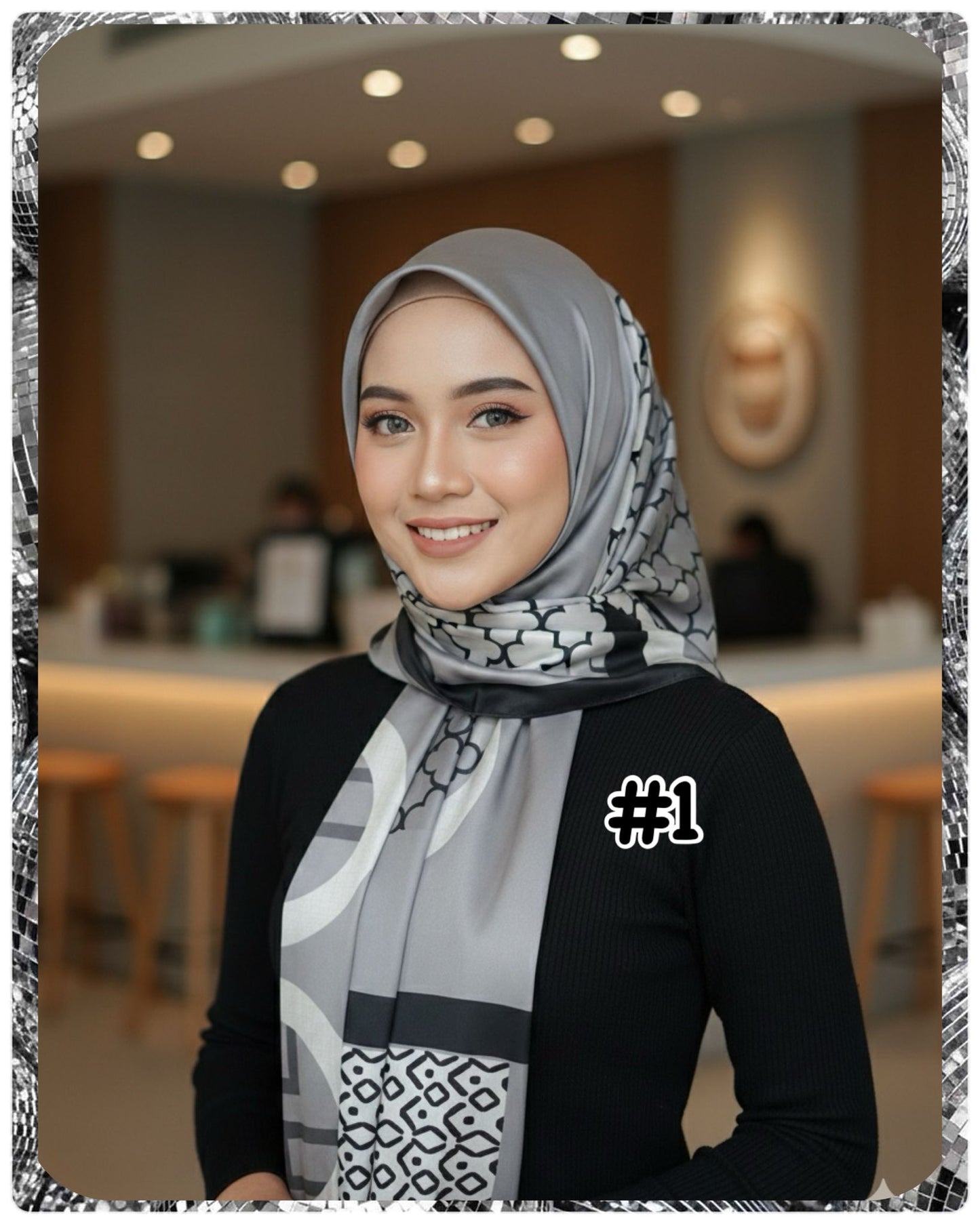 Exclusive Shawl Satin Printed (SHL_0226/047)