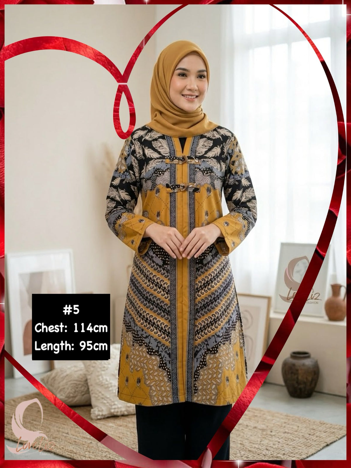 Assorted Batik Tunic Dresses (BADR(T)_1026/001) (#PE)