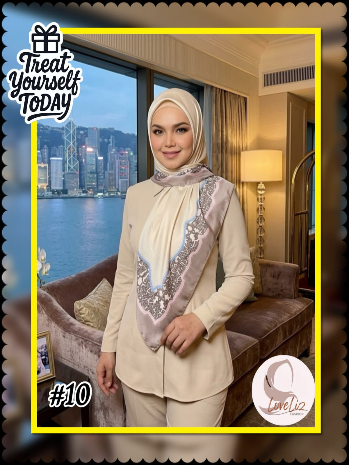 Bawal Siti Nurhaliza Signature (BWL_1026/024) (🦋 3 pcs for $30/-🦋 🔥 5 pcs for$40/-🔥)