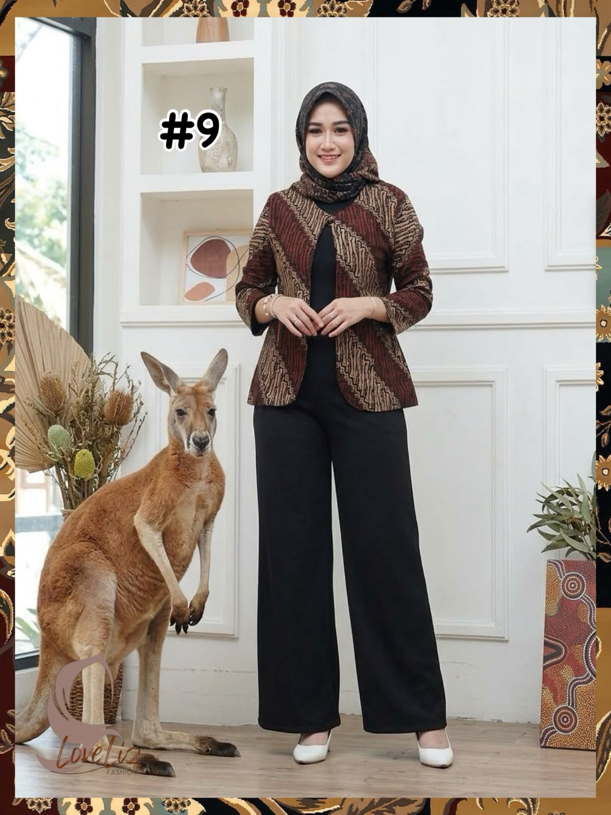 Dual-Sided Reversible Batik Blouse (BLS_1026/024) (#ANT)