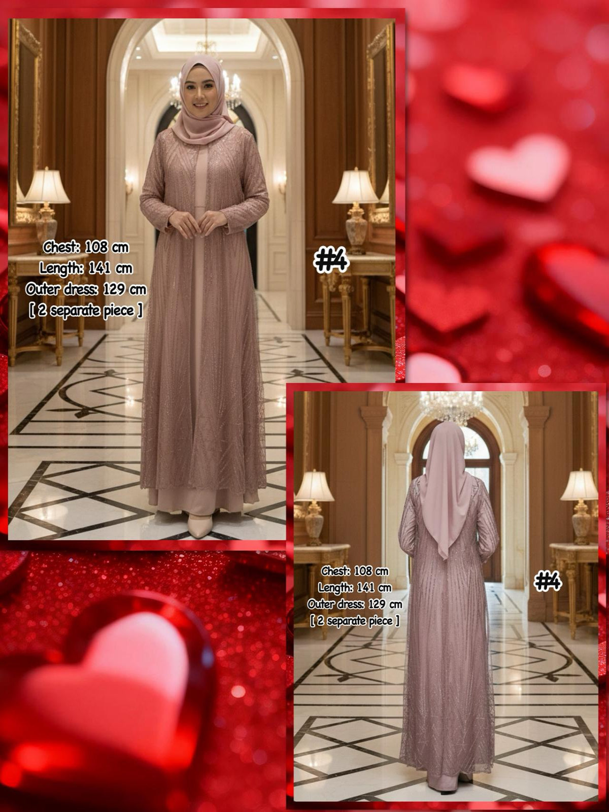 Assorted Exclusive Long Dress (LDR_0126/001) (#IDTA)