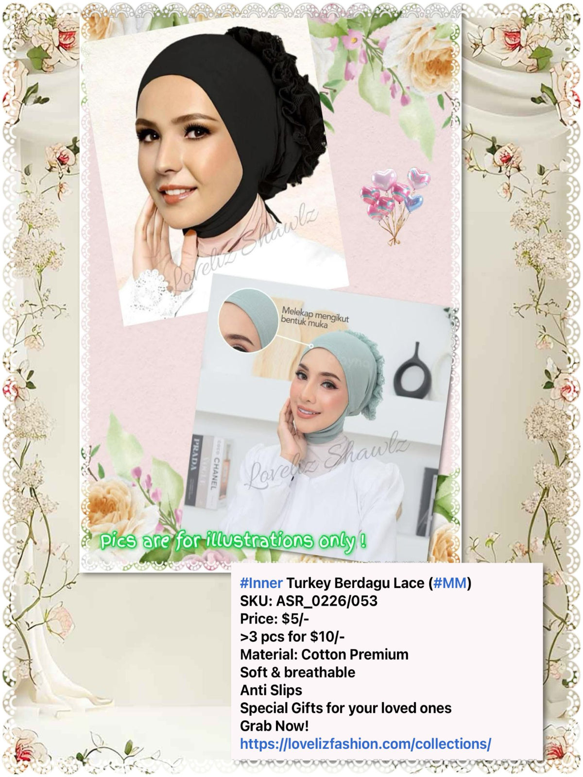 Inner Turkey Berdagu Lace (ASR_0226/053) (#MM)