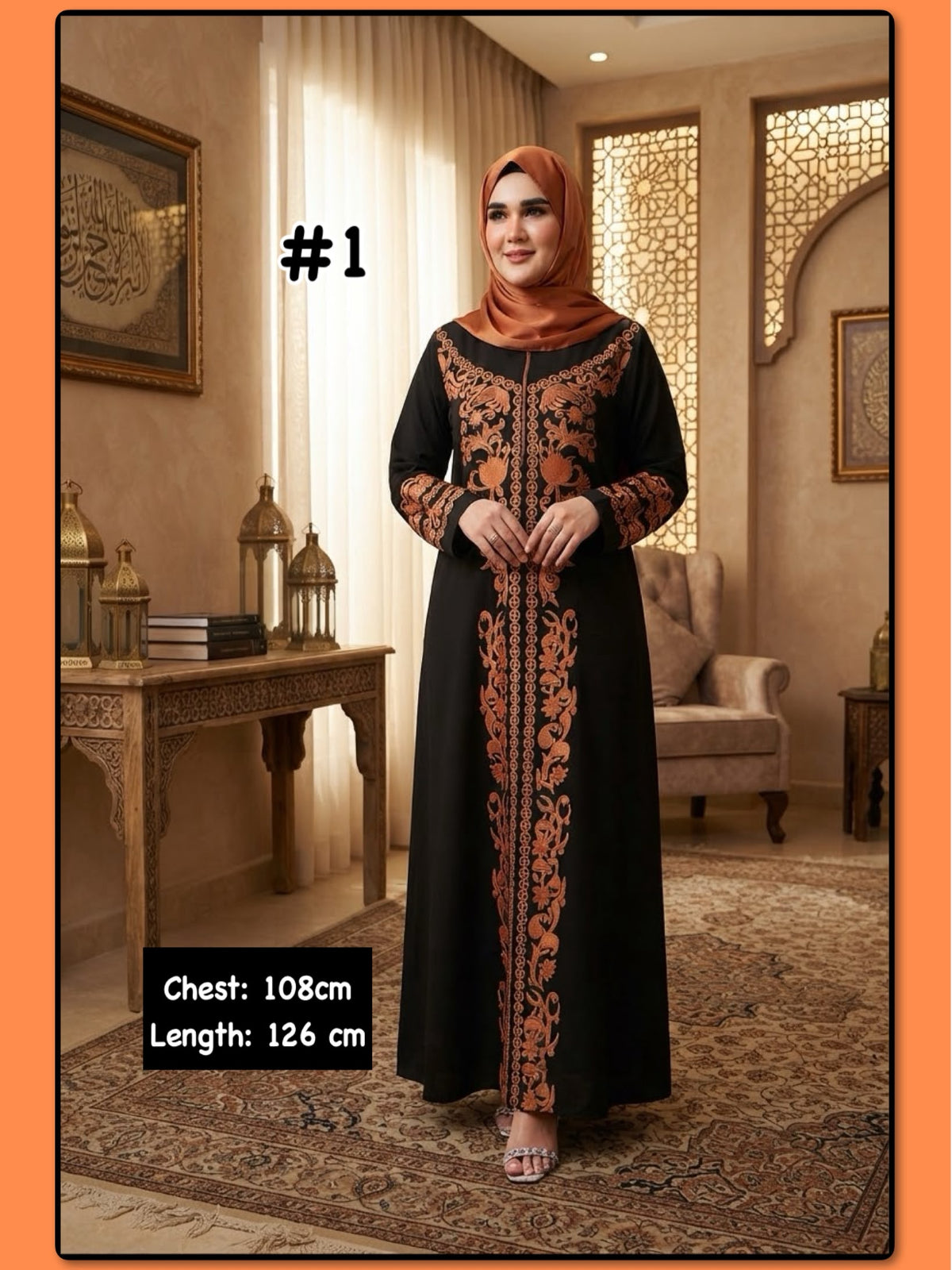 Long Dress Lowo Hitam (LODR_1026/013) (#NAYLOWO)