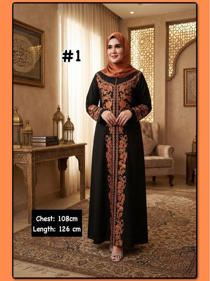 Long Dress Lowo Hitam (LODR_1026/013) (#NAYLOWO)