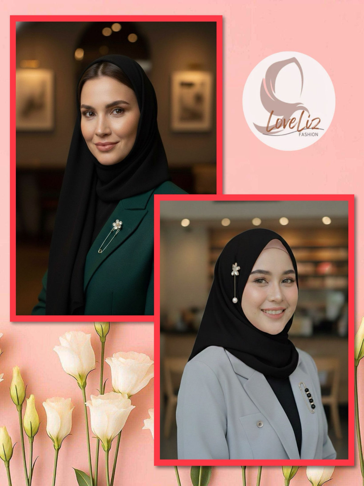 Hijab Accessories Bundle Set (ASR_0126/029)
