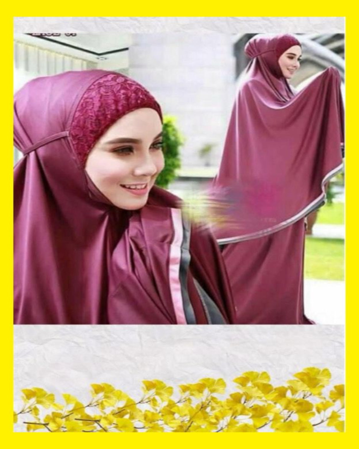 Telekung Arafah Lace (TLKG- 1001)