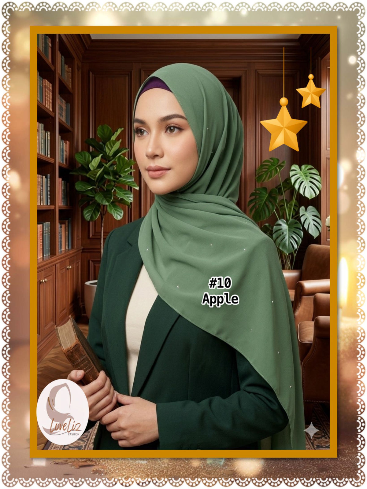 Shawl Chiffon Diamante (SHL_0326/045)
