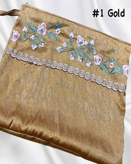 Exclusive Telekung Jacquard Satin w Rectangular Bag (TLKG- 1030) (#AT)