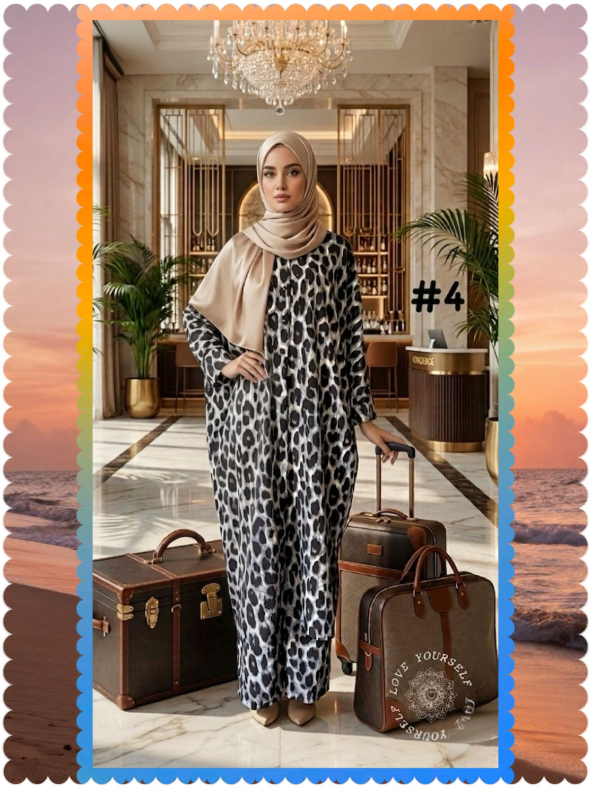 Pants Suits Tiger/ Floral Vietnamese Printed (PANTS_0526/021) (#D72KNG)