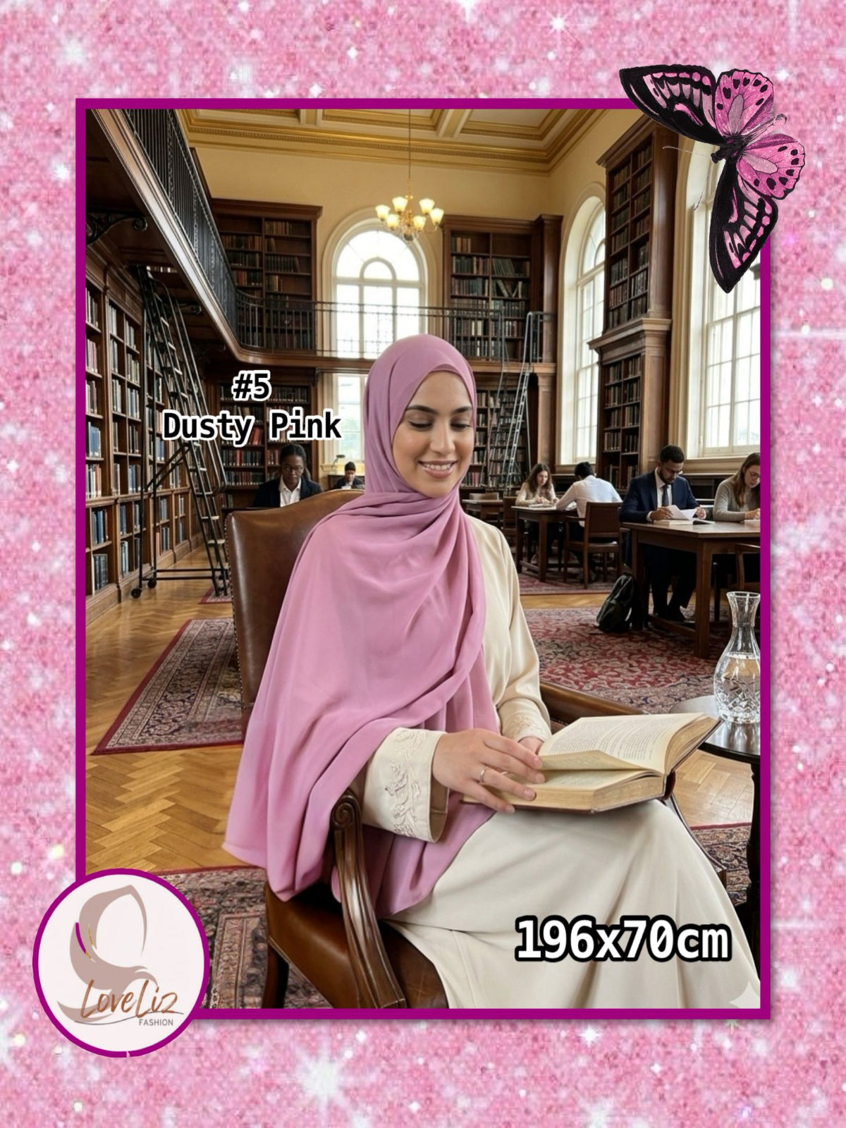 Shawl Chiffon Plain (SHL_0326/021)