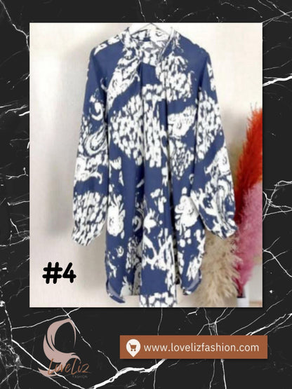Top Printed Blouse (BLS_0626/025) (#J50KNG)