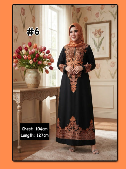 Long Dress Lowo Hitam (LODR_1026/013) (#NAYLOWO)