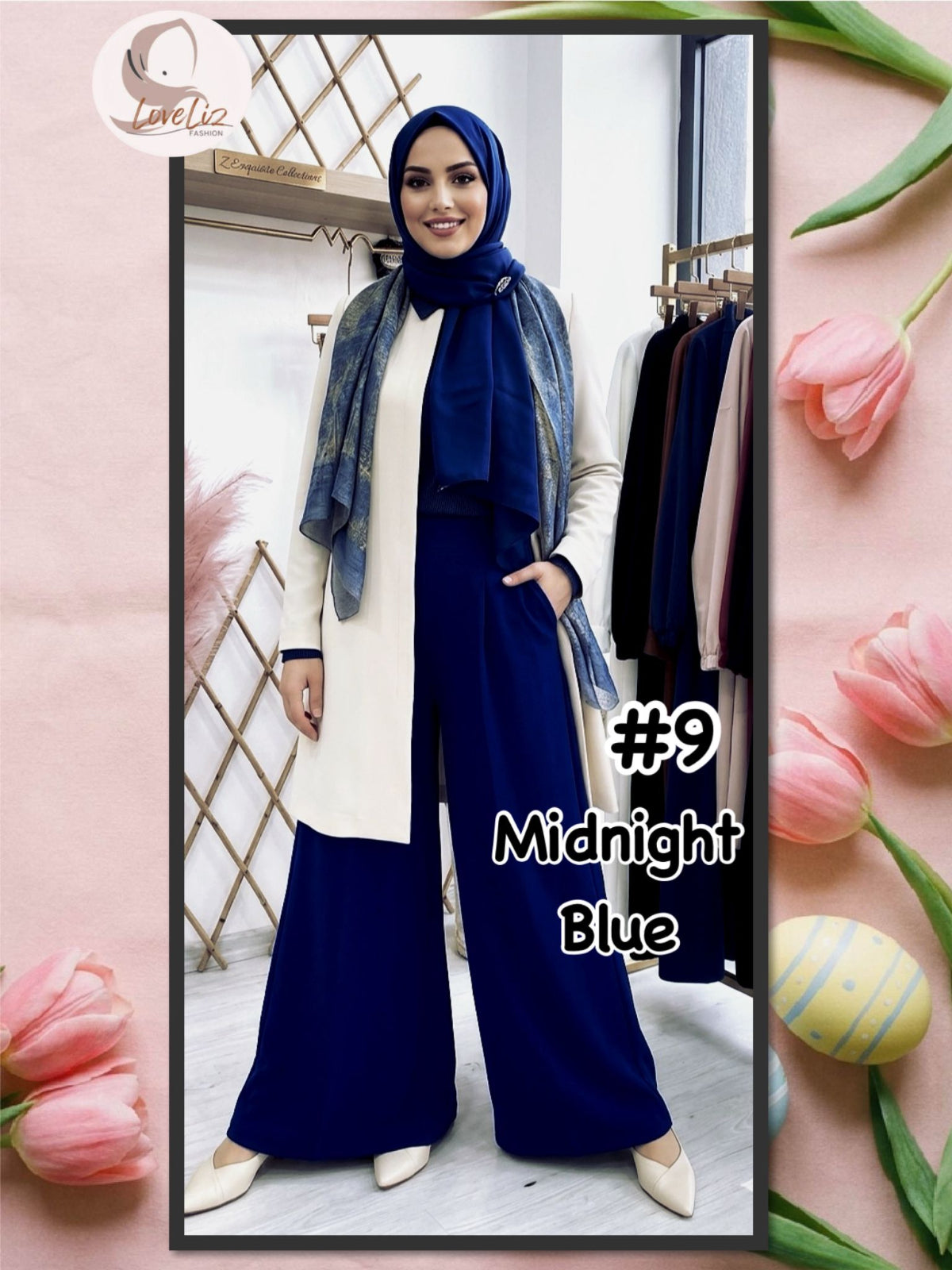 Elegant High-Waist Palazzo Pants (PLZ_0426/001) (#KNG)