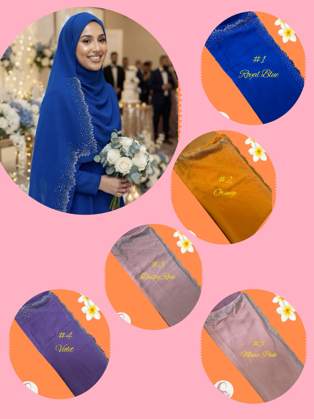 Instant Hijab Awning with Diamente (ISHL_0826/029)