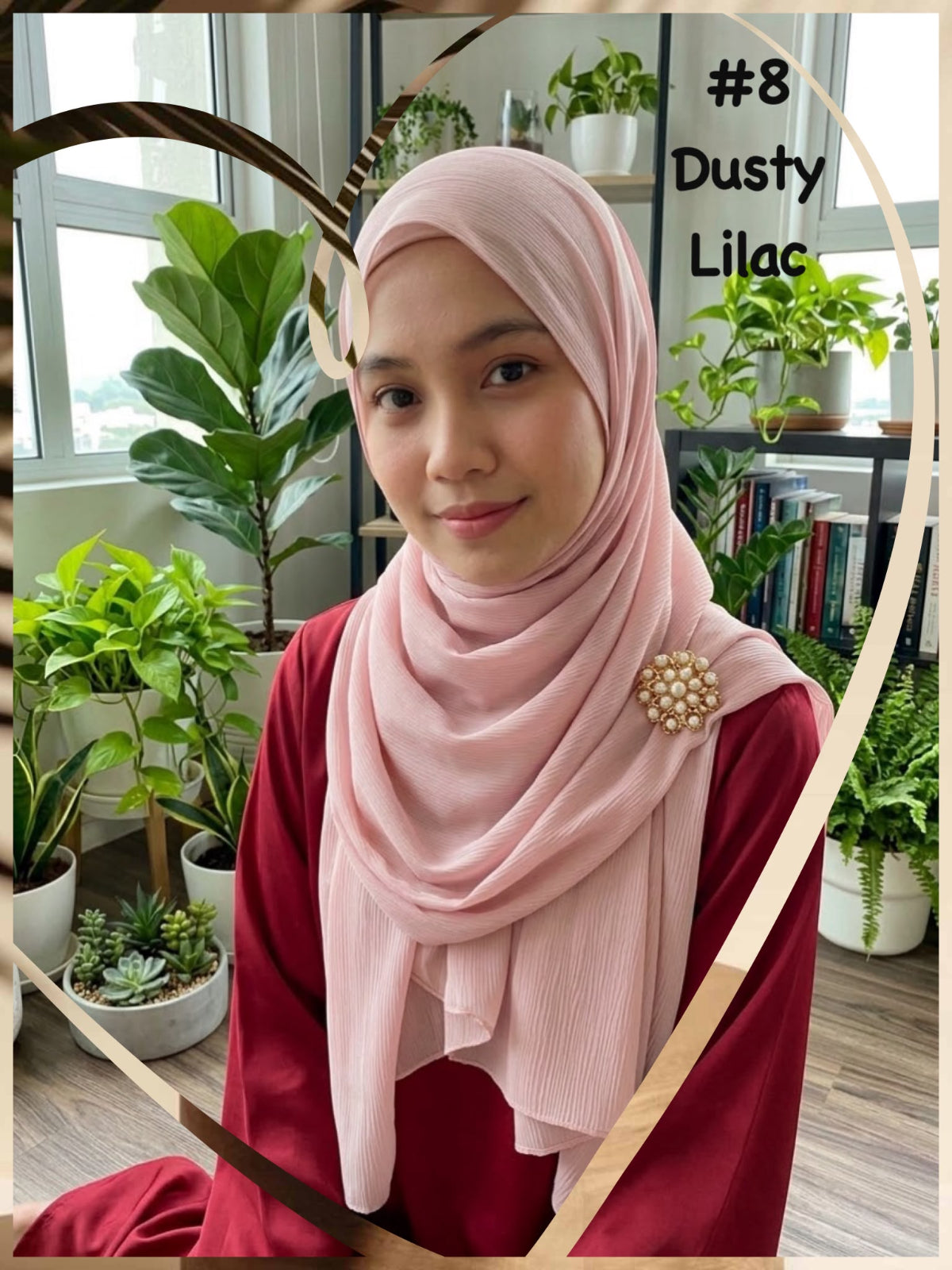 Shawl Chiffon Muna (SWL_1026/057) (#MM)