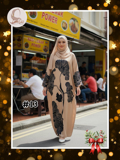 Long Printed Dress (LODR- 1007/3(A)) (#FFKNG)