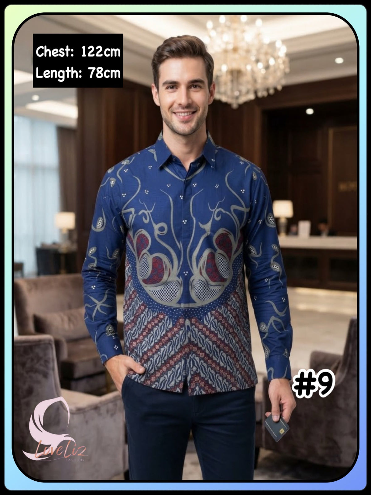 Batik Long Sleeves Shirts - (BTLS_1026/005) (#ANI)