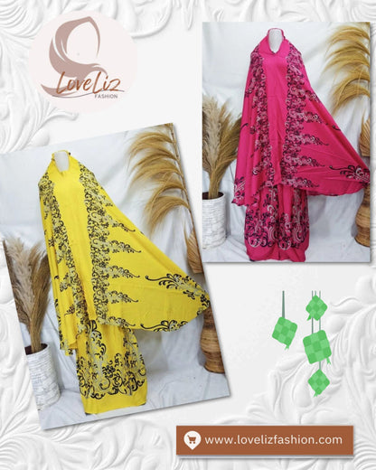 Telekung Tulip & Assorted Designs (TLKG- 1021)