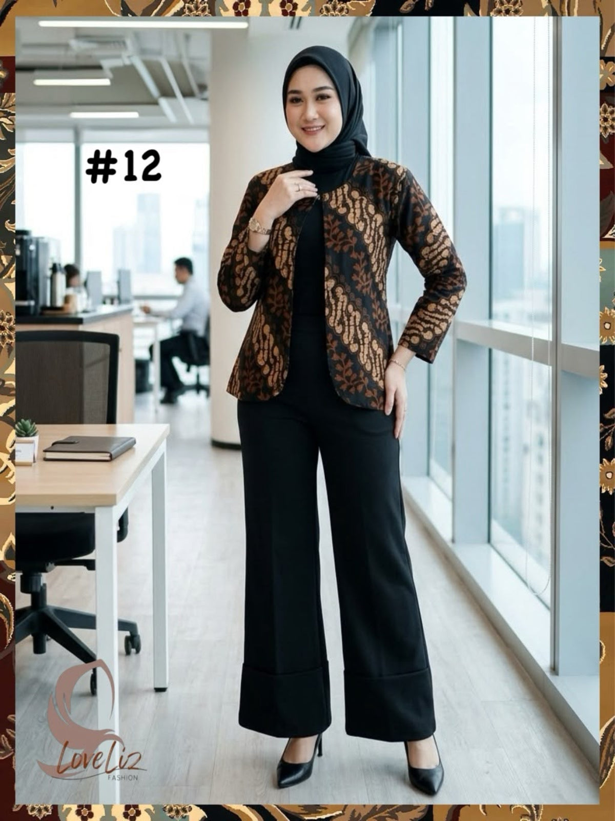 Dual-Sided Reversible Batik Blouse (BLS_1026/024) (#ANT)
