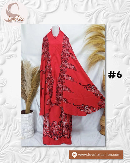 Telekung Tulip & Assorted Designs (TLKG- 1021)