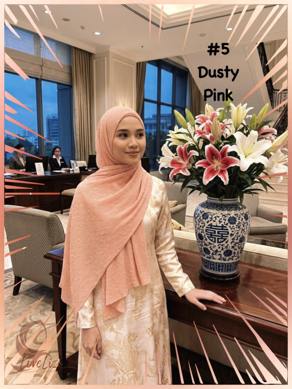 Shawl Crush Pleated Fiona (SHL_1026/038) (🔥 5 pcs for $35.00🔥)