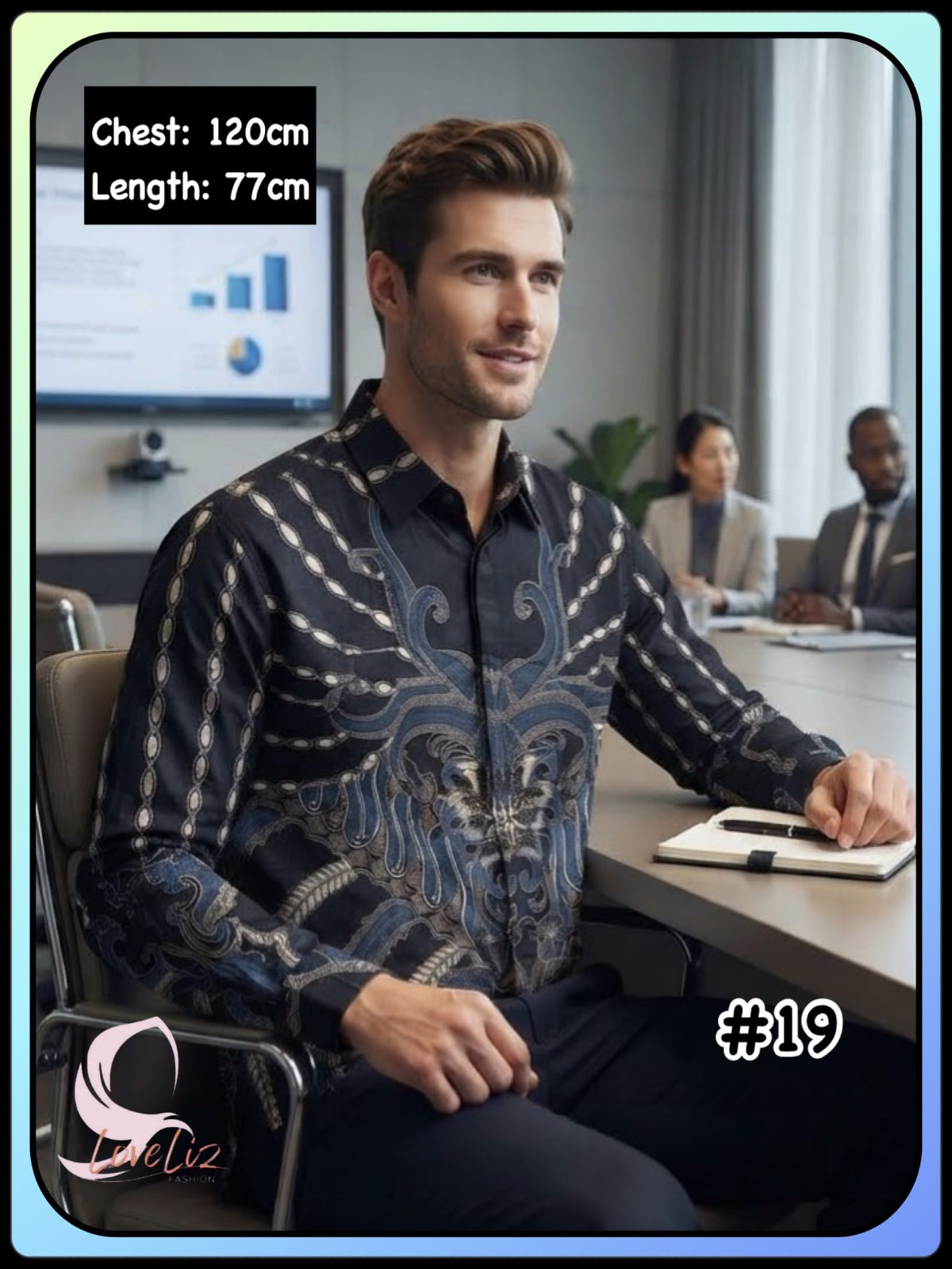 Batik Long Sleeves Shirts - (BTLS_1026/005) (#ANI)