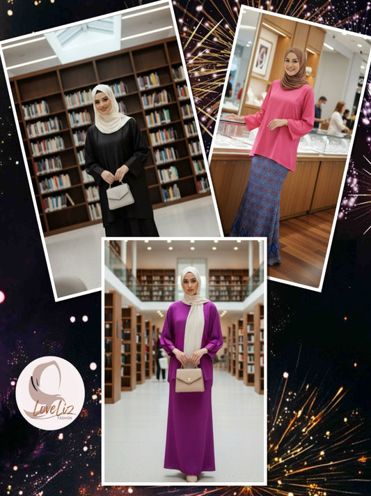 Modest Blouse and Sarung Set (SKT_0126/001)