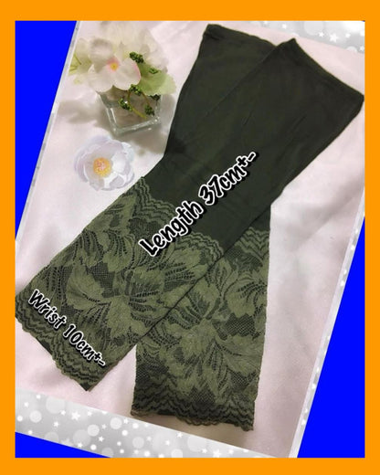 Long Cotton Lace Hand socks (HNSK- 1009)