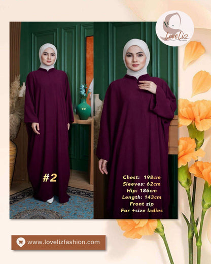 Long Dress Plain Turtleneck (LODR- 1016) (#206KNGFF)