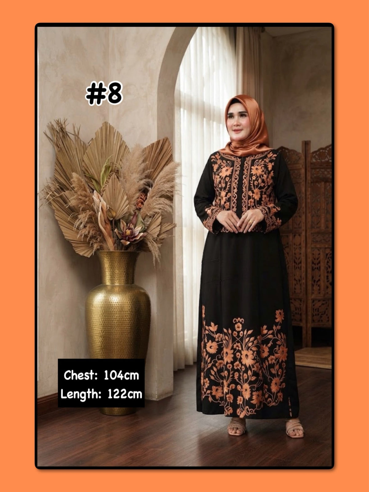 Long Dress Lowo Hitam (LODR_1026/013) (#NAYLOWO)