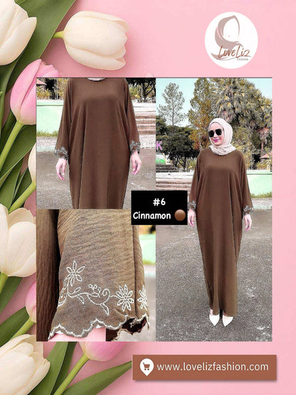 Long Dress Hand Embroidery (LDR_0326/011) (#P94KNG)
